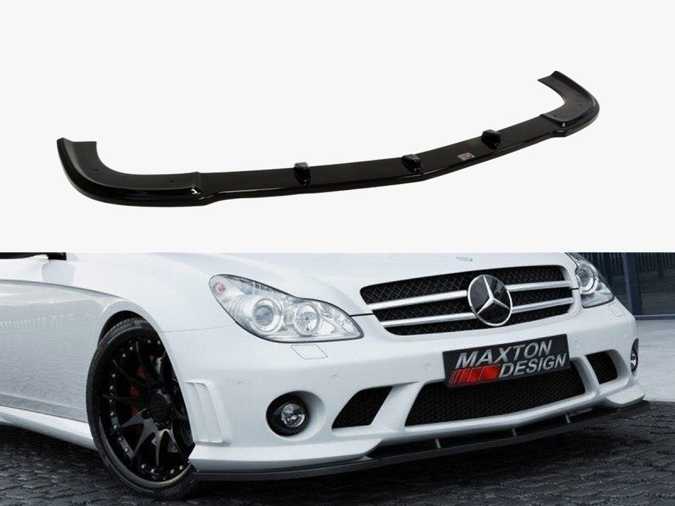 Maxton Front Splitter Mercedes CLS C219 - W204 AMG Look - Carbon Look