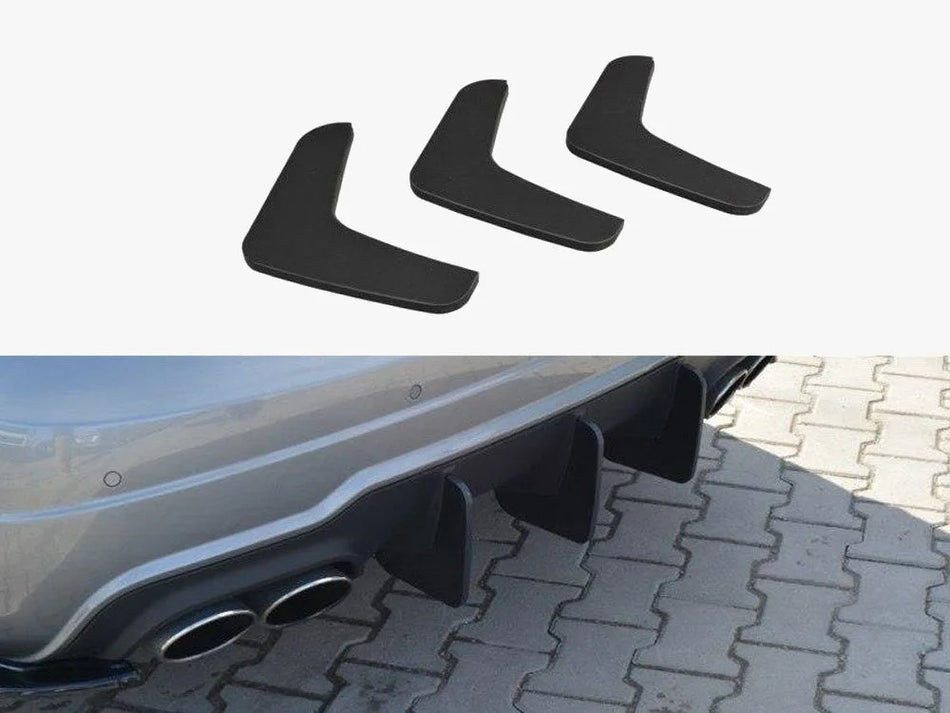 Maxton Rear Diffuser V.1 Mercedes C W204 Amg-line (Facelift)