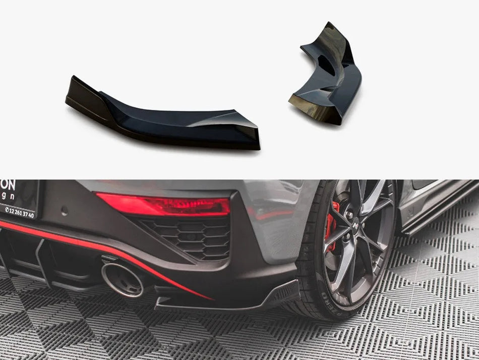 Maxton Rear Side Splitters V.3 Hyundai I30 N Hatchback Mk3 Facelift
