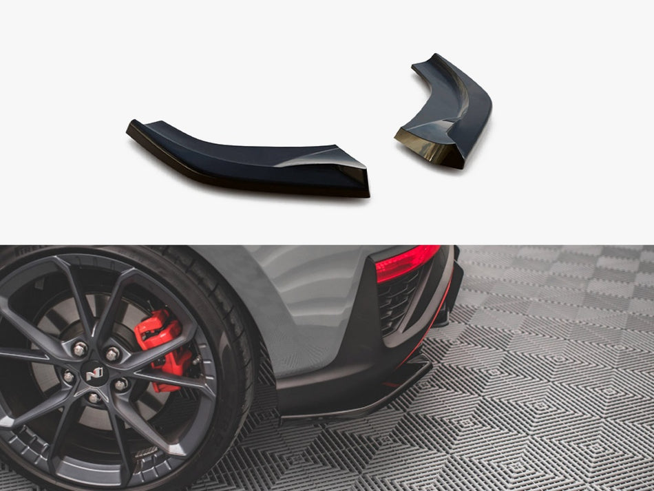 Maxton Rear Side Splitters V.2 Hyundai I30 N Hatchback Mk3 Facelift