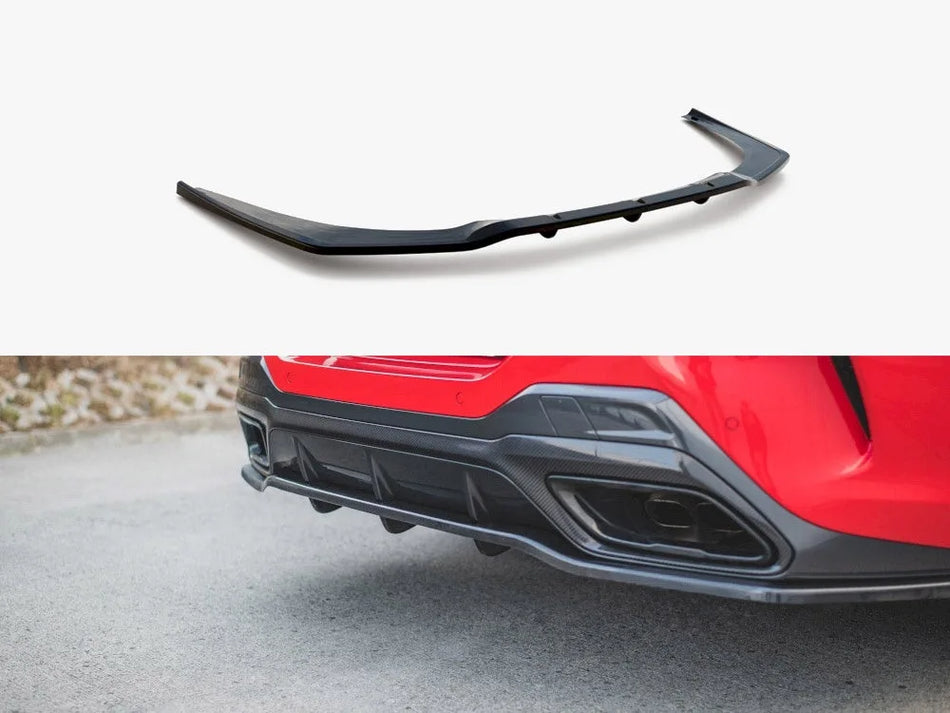 Maxton Rear Splitter (Vertical Bars) V.1 BMW 8 Coupe M-Pack G15