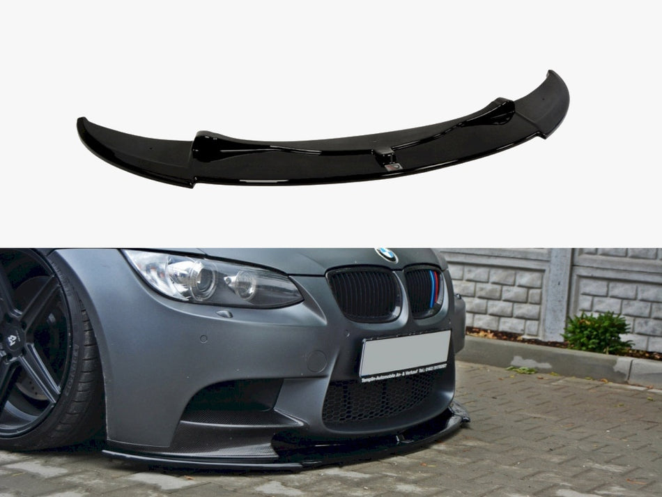 Maxton Front Splitter BMW M3 E92 / E93 (Preface Model Fits M Performance Splitters) - Textured