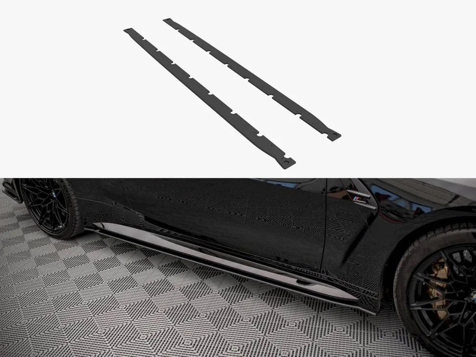 Maxton Street PRO Side Skirts Diffusers Bmw M4 G82 (2021-)