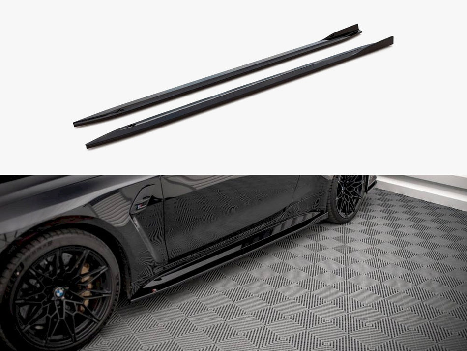 Maxton Side Skirt Diffusers V.1 BMW M4 G82 / G82 Facelift