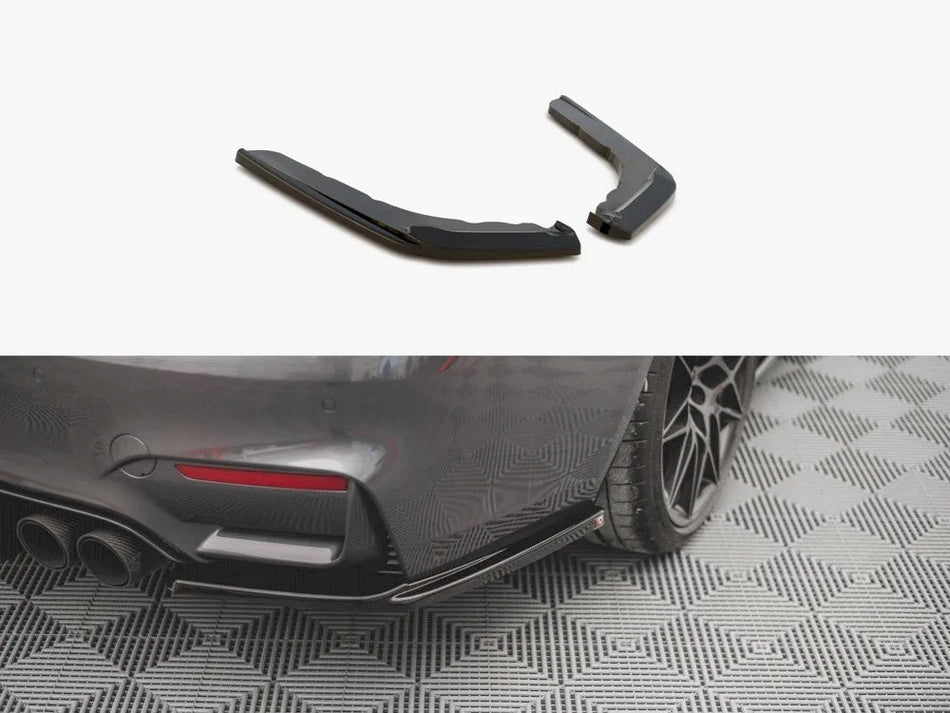 Maxton Rear Side Splitters V.2 BMW M4 F82