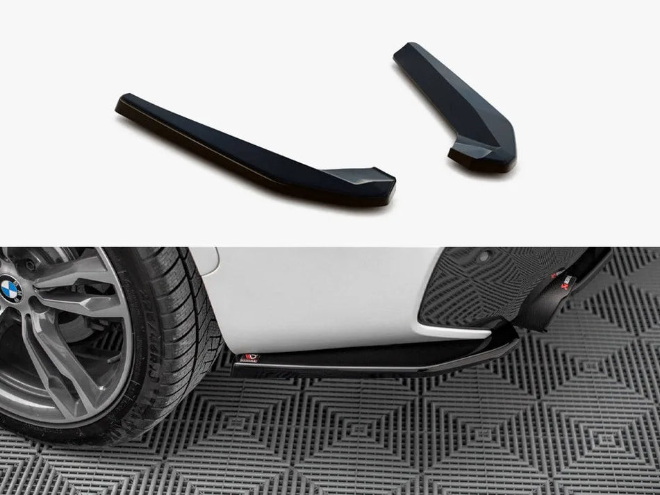 Maxton Rear Side Splitters BMW X1 M-Pack F48 / F48 Facelift