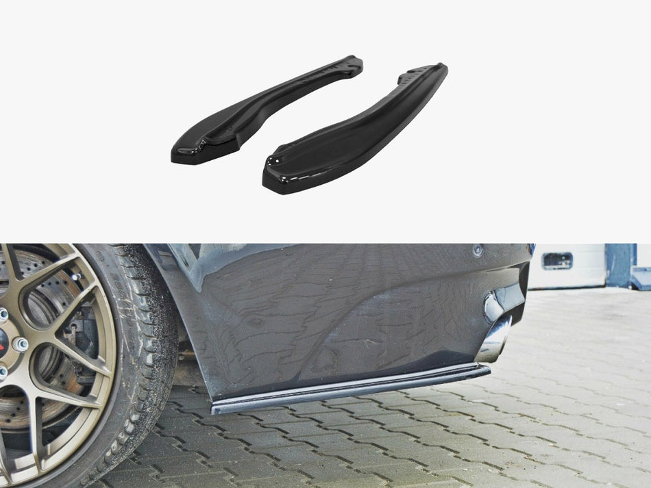 Maxton Rear Side Splitters BMW M6 E63 - Carbon Look