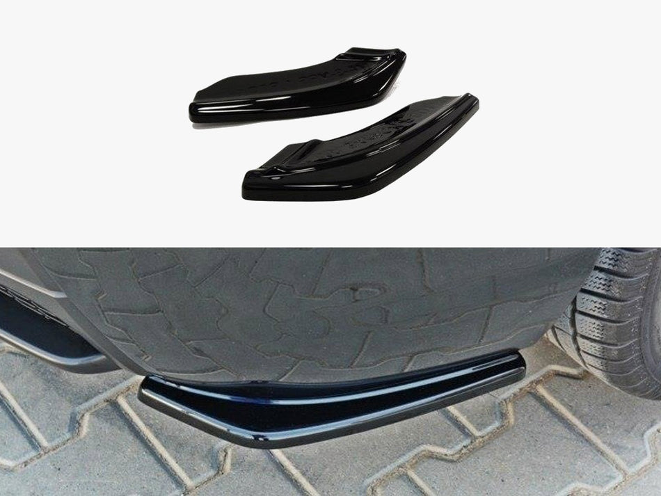 Maxton Rear Side Splitters Mazda 3 MPS Mk1 US-Spec Version - Textured