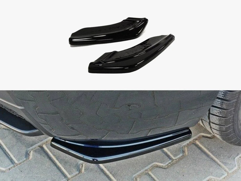 Maxton Rear Side Splitters Mazda 3 MPS Mk1 US-Spec Version - Textured