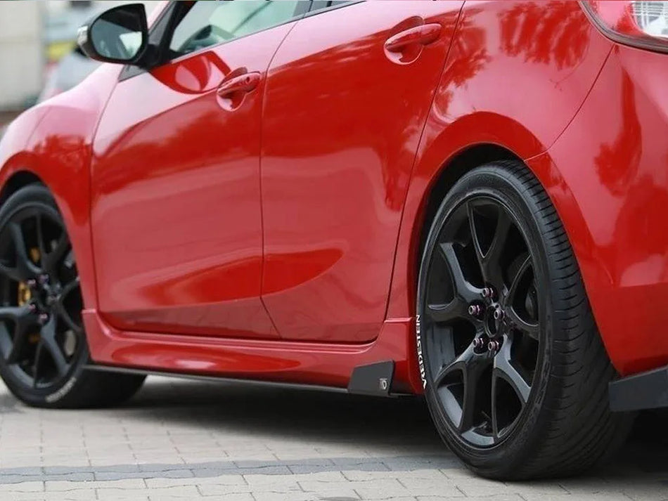 Maxton Racing Side Skirts Diffusers Mazda 3 MK2 MPS