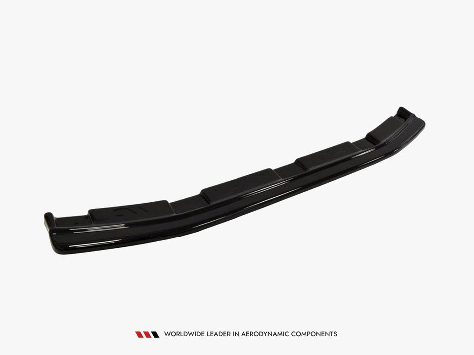 Maxton Central Rear Splitter Mazda 3 MK2 MPS (Without Vertical Bars) - Textured