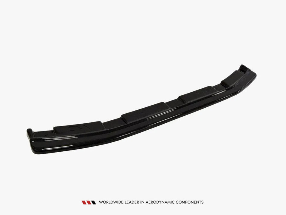 Maxton Central Rear Splitter Mazda 3 MK2 MPS (Without Vertical Bars) - Textured