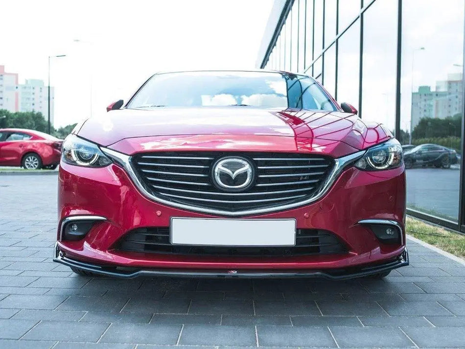 Maxton Front Splitter V.2 Mazda 6 GJ (MK3) Facelift (2014-2017)