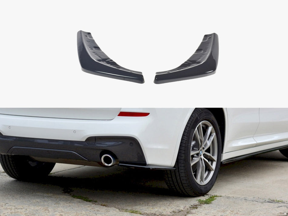 Maxton Rear Side Splitters BMW X3 G01 M-Pack - Carbon Look