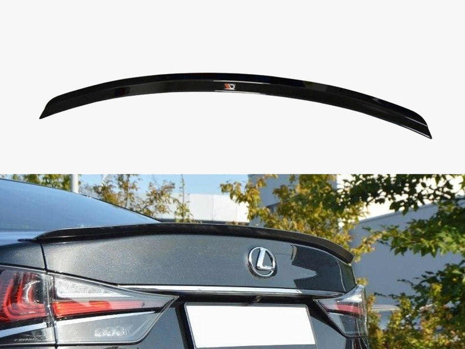 Maxton Spoiler CAP Lexus GS Mk4 Facelift T - Textured