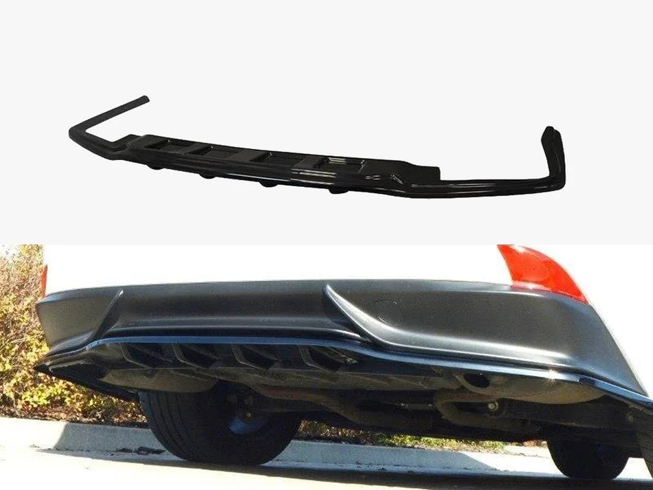 Maxton Central Rear Splitter (Vertical Bars) Lexus IS 300H Mk3