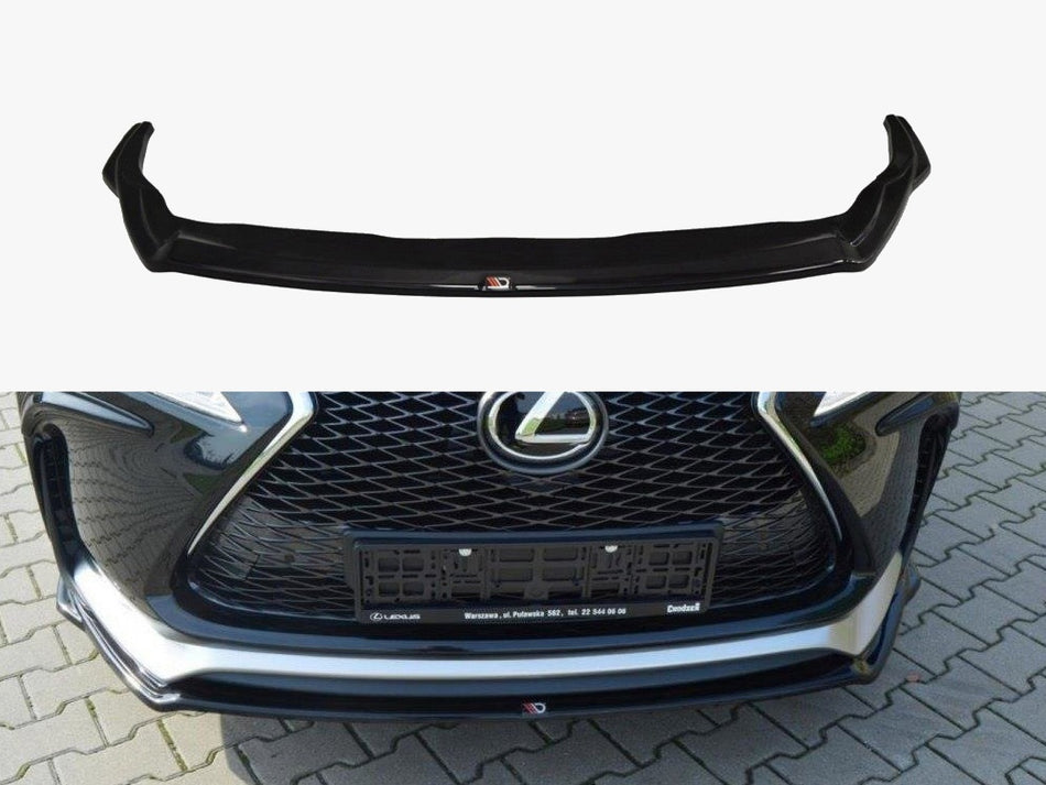 Maxton Front Splitter Lexus NX MK1 F-sport (2014- 2017) - Carbon Look