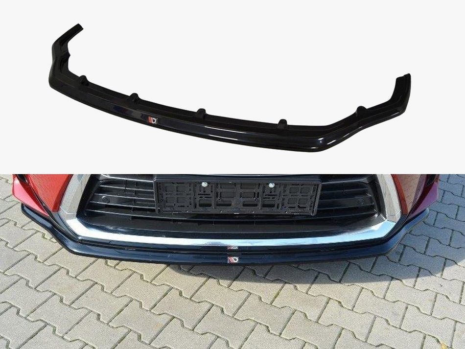 Maxton Front Splitter V.1 Lexus RX MK4 - Carbon Look