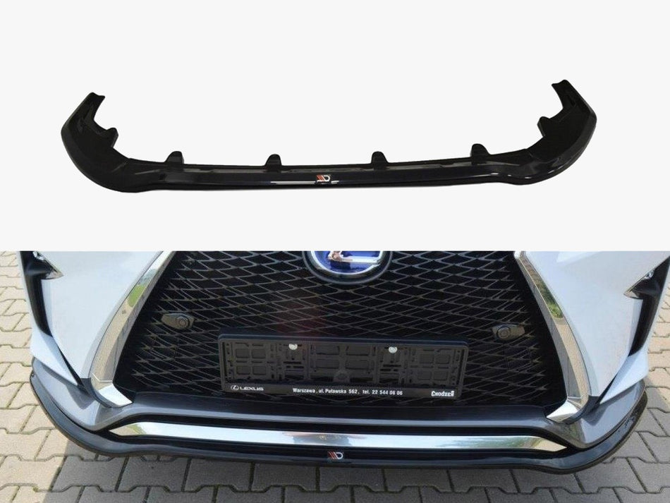 Maxton Front Splitter V.1 Lexus RX MK4 F-sport - Carbon Look