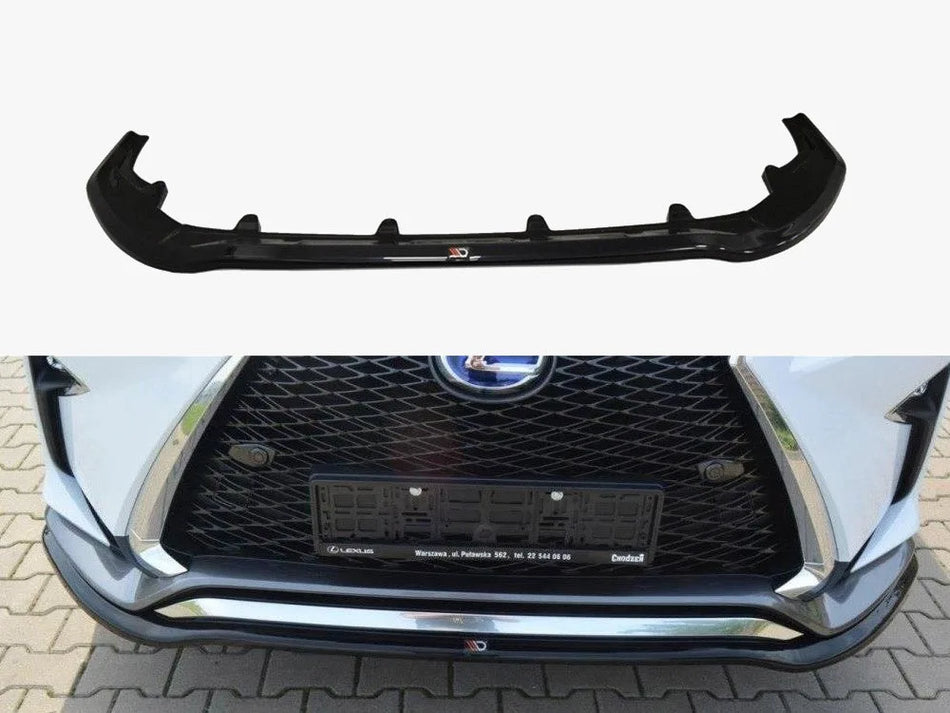 Maxton Front Splitter V.1 Lexus RX MK4 F-sport - Carbon Look