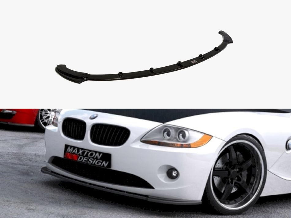 Maxton Front Splitter V.1 Bmw Z4 E85 / E86 (Preface Model) (2002-2006) - Carbon Look