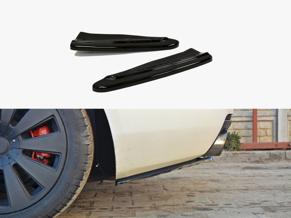 Maxton Rear Side Splitters Chevrolet Camaro V SS - US Version (Preface) (2009-13) - Textured