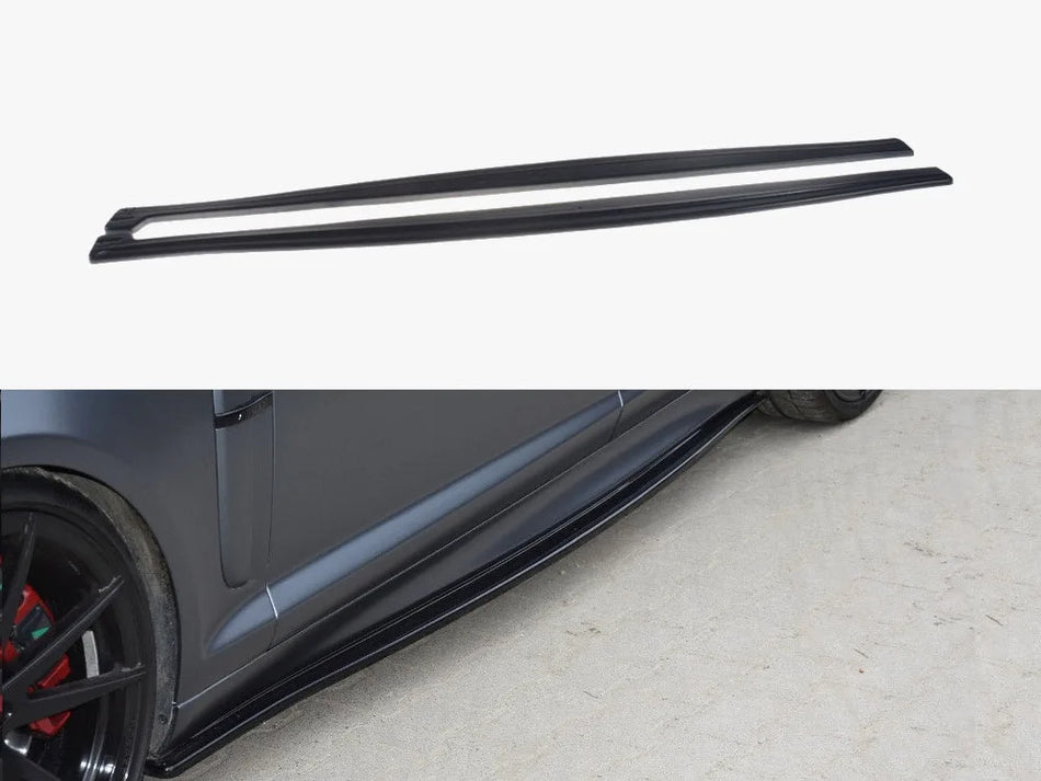 Maxton Side Skirts Diffusers Jaguar XF- R (2007-2011)