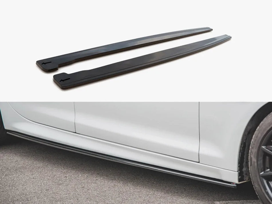 Maxton Side Skirts Splitters Jaguar XJ X351 Facelift (2015-2019)