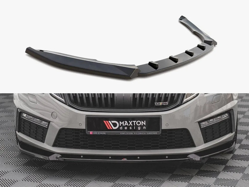 Maxton Front Splitter V.2 Skoda Octavia RS Mk3 Facelift
