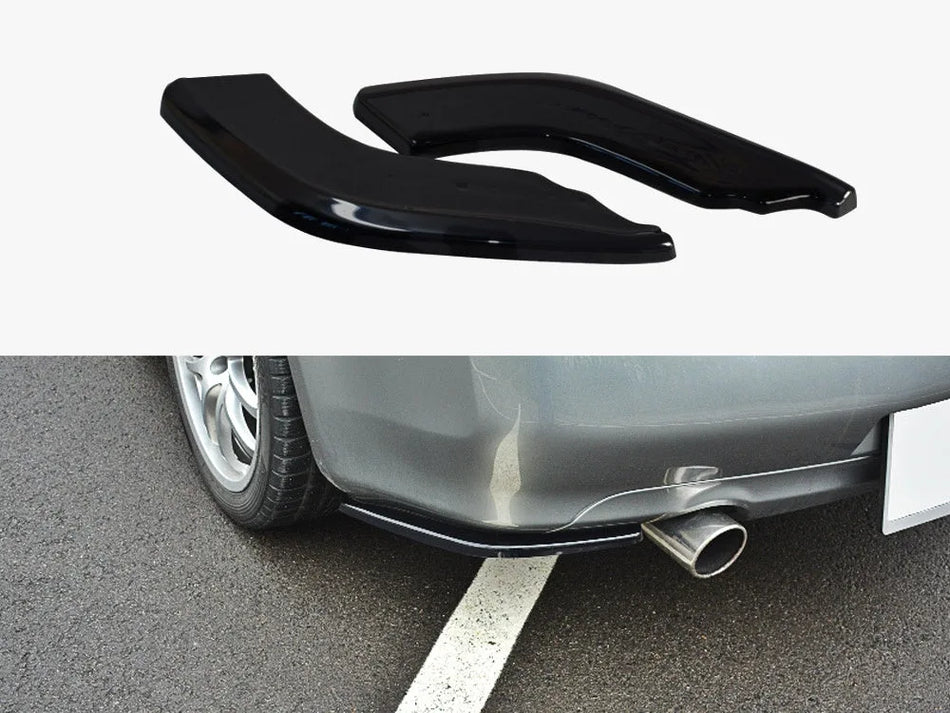Maxton Rear Side Splitters Infiniti G35 Coupe (2003-2007) - Textured