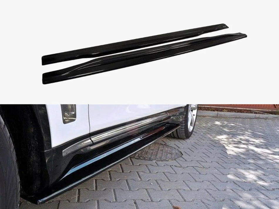 Maxton Side Skirts Diffusers Infiniti QX70 - Textured