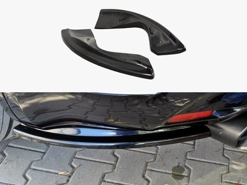 Maxton Rear Side Splitters Infiniti QX70 - Textured