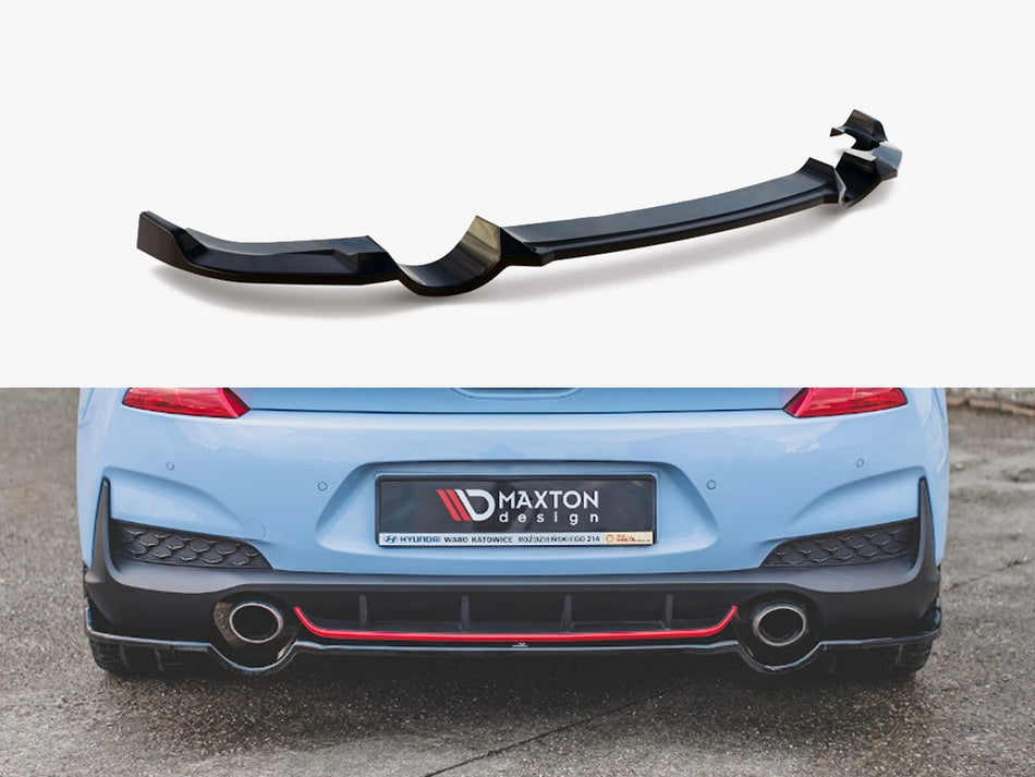 Maxton Central Rear Splitter Hyundai I30 N Mk3 Hatchback