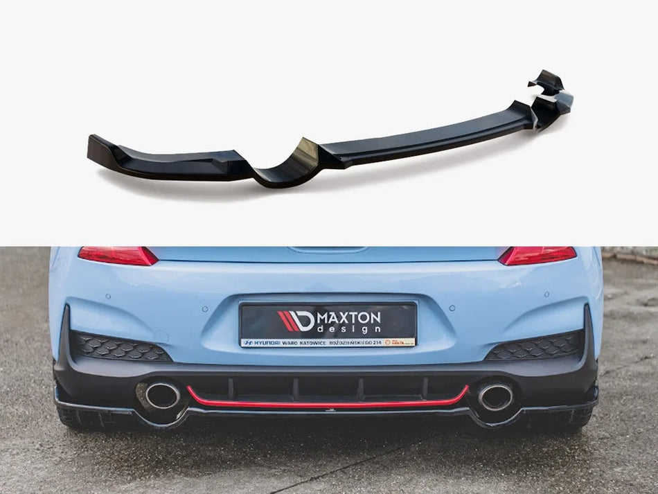 Maxton Central Rear Splitter Hyundai I30 N Mk3 Hatchback