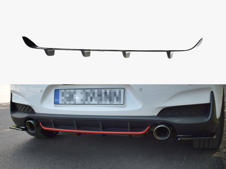 Maxton Rear Valance Hyundai I30 Mk3 N - Carbon Look