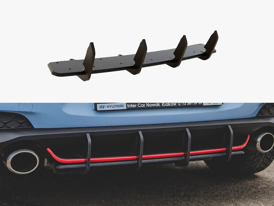 Maxton Street PRO Rear Diffuser V.1 Hyundai I30 N Mk3 Hatchback