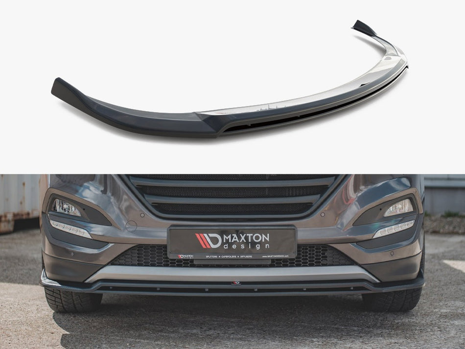Maxton Front Splitter Hyundai Tucson Mk3 Pre-Facelift - Textured