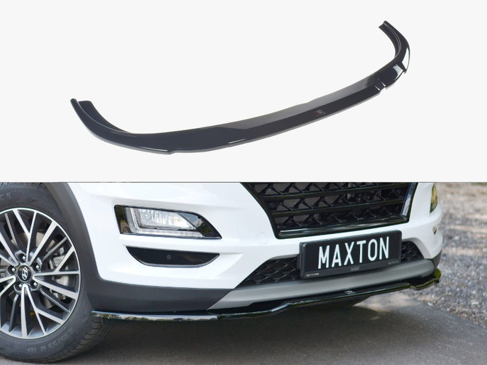 Maxton Front Splitter V.2 Hyundai Tucson MK3 Facelift (2018-UP) - Textured