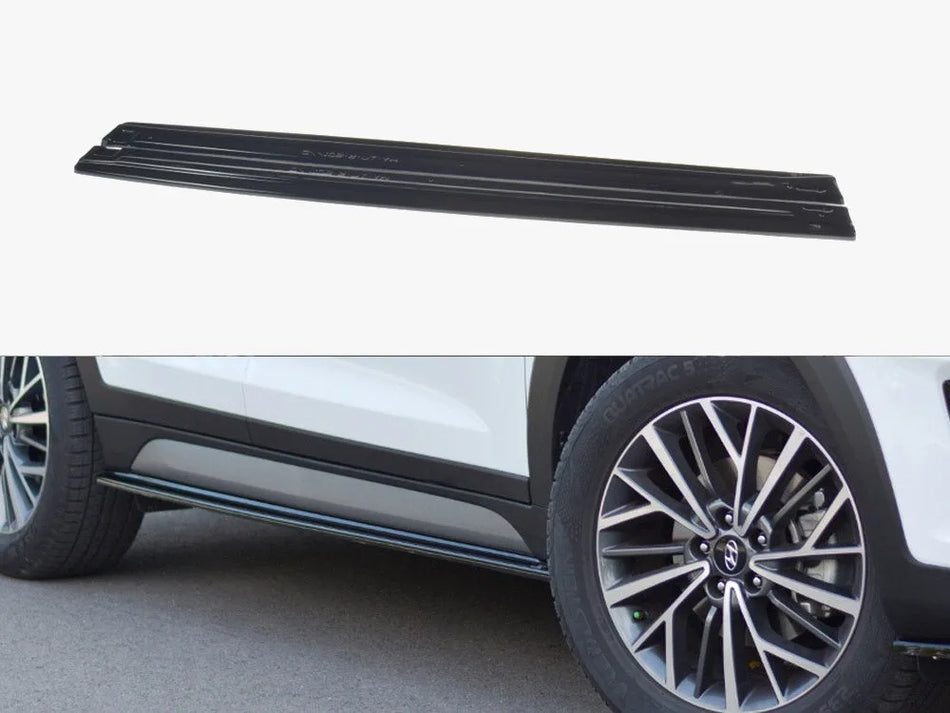 Maxton Side Skirts Diffusers Hyundai Tucson MK3 Facelift (2018-UP)