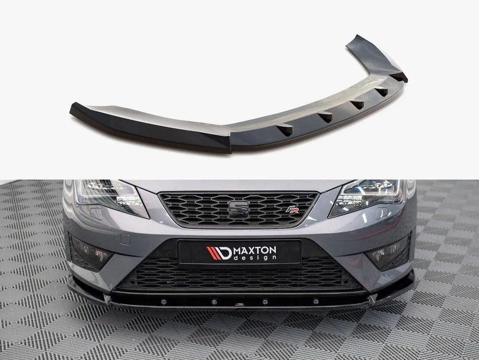 Maxton Front Splitter V.1 Seat Leon FR / Cupra MK3 (2012-2016)