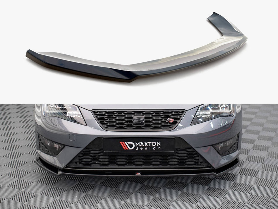 Maxton Front Splitter V.2 Seat Leon FR / Cupra MK3 (2012-2016)
