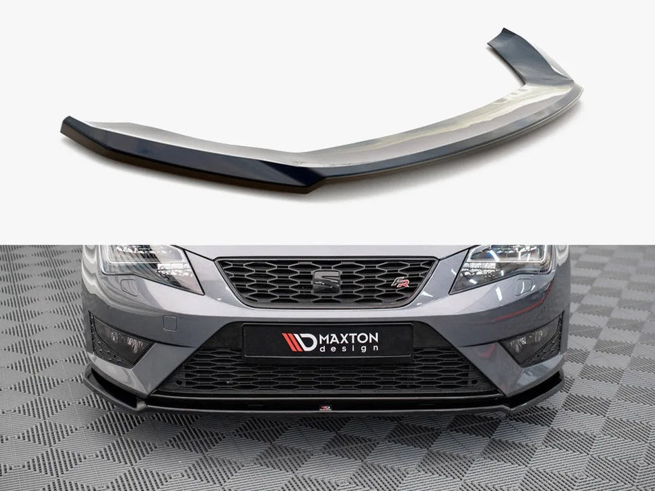 Maxton Front Splitter V.2 Seat Leon FR / Cupra MK3 (2012-2016)