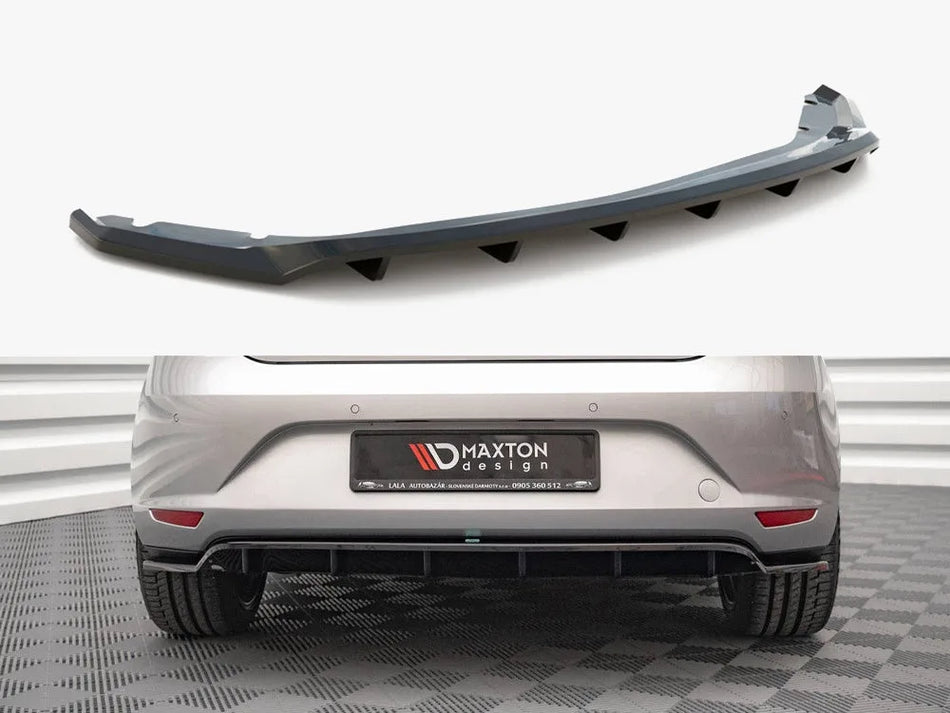 Maxton Rear Splitter (Vertical Bars) Seat Leon Hatchback Mk3