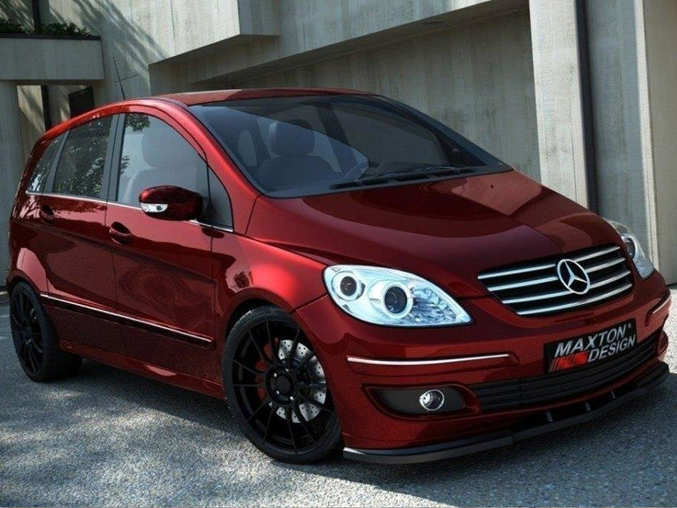 Maxton Front Splitter Mercedes B Class 245 (2005-2008) - Textured