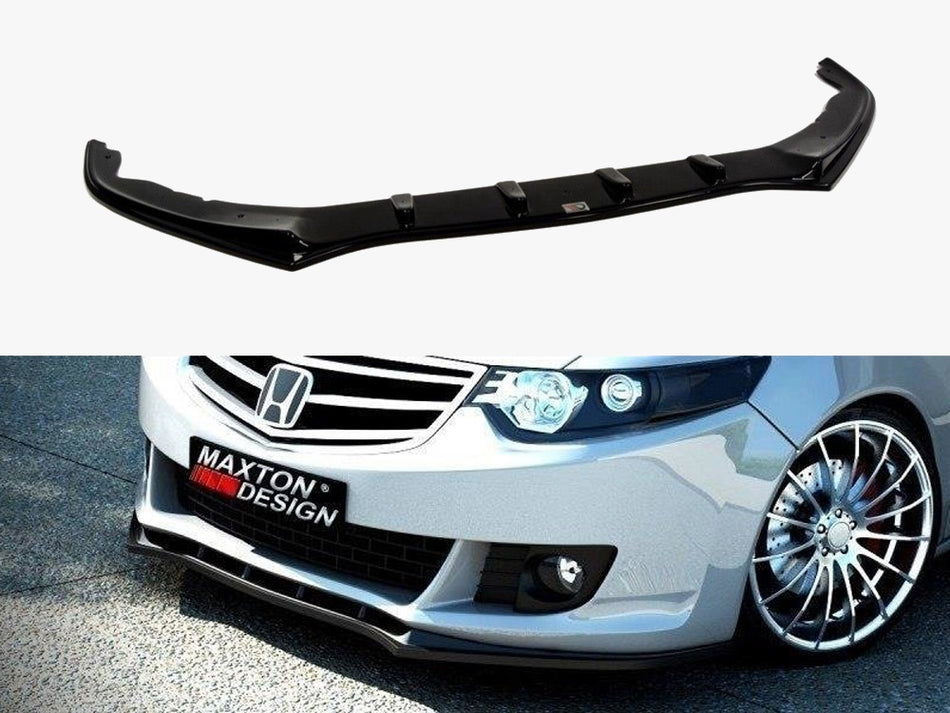 Maxton Front Splitter Honda Accord MK 8 Pre-face (2008-2011) - Carbon Look