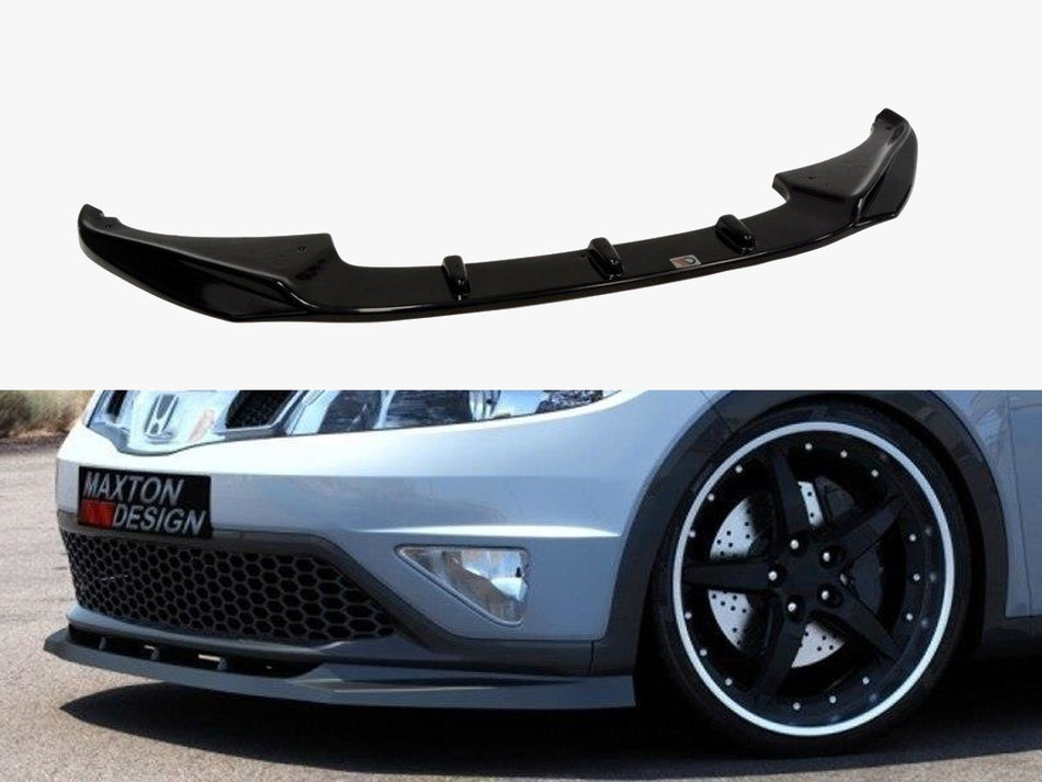 Maxton Front Splitter Honda Civic Mk8 Facelift TEXTURED
