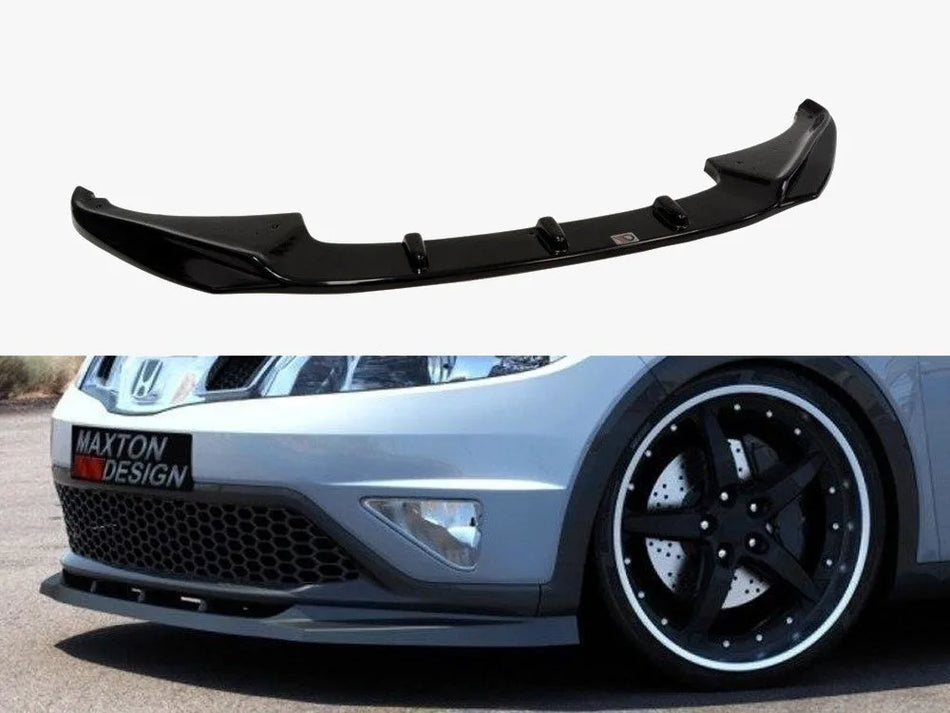 Maxton Front Splitter Honda Civic Mk8 Facelift TEXTURED