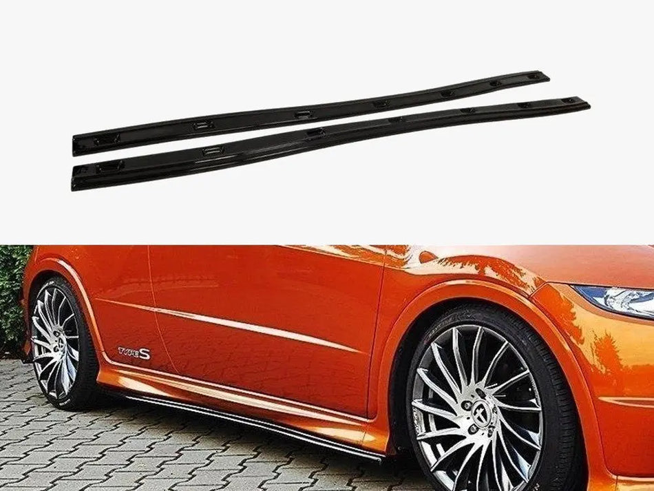 Maxton Side Skirts Diffusers Honda Civic VIII Type S/R
