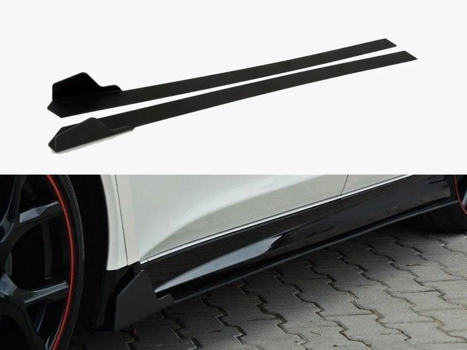 Maxton Racing Side Skirts Diffusers Honda Civic IX Type R