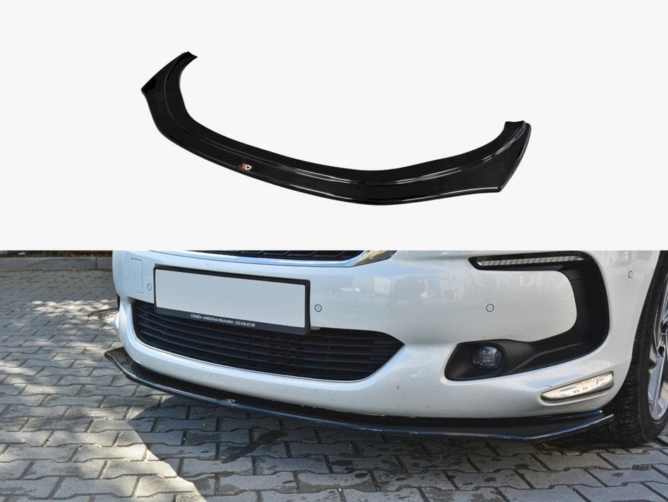 Maxton Front Splitter V.2 Citroen DS5 - Carbon Look